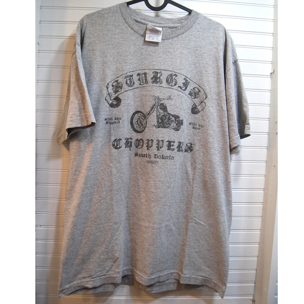 Vintage Sturgis Choppers tshirt Men's Large South Dakota Official AAA‎ tag